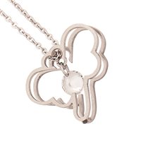 Pendant 4YOU Jewels Woman Polly in Steel Cristallo P7181 - P7181